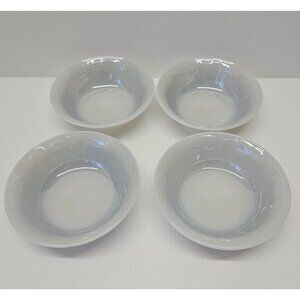 Fire King Gray Laurel Small Dessert Fruit Bowl Set of 4 Anchor Hocking